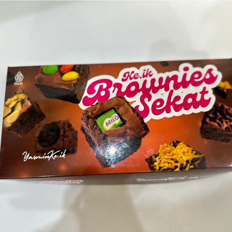 

NOB YASMIN KEIK BROWNIES SEKAT ( 360 GR) FUDGY BROWNIES
