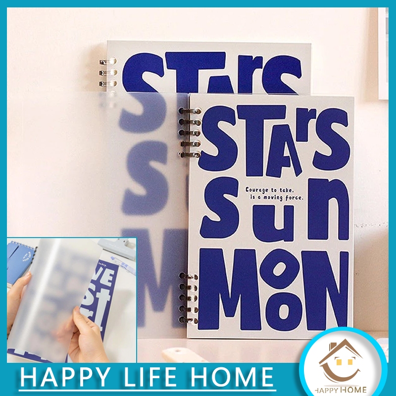 

A5 B5 Buku Tulis Sekolah Binder Notebook Lucu Buku Diary Aesthetic Jurnal Lose Leaf Binder Kuliah Ring Notebook