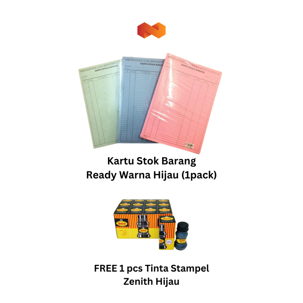 

Bundling Kartu Stock Barang dan Tinta Hitam