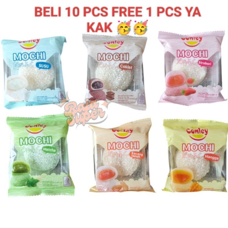 

FREE 1 PCS SETIAP PEMBELIAN 10 PCS MOCHI CONLEY