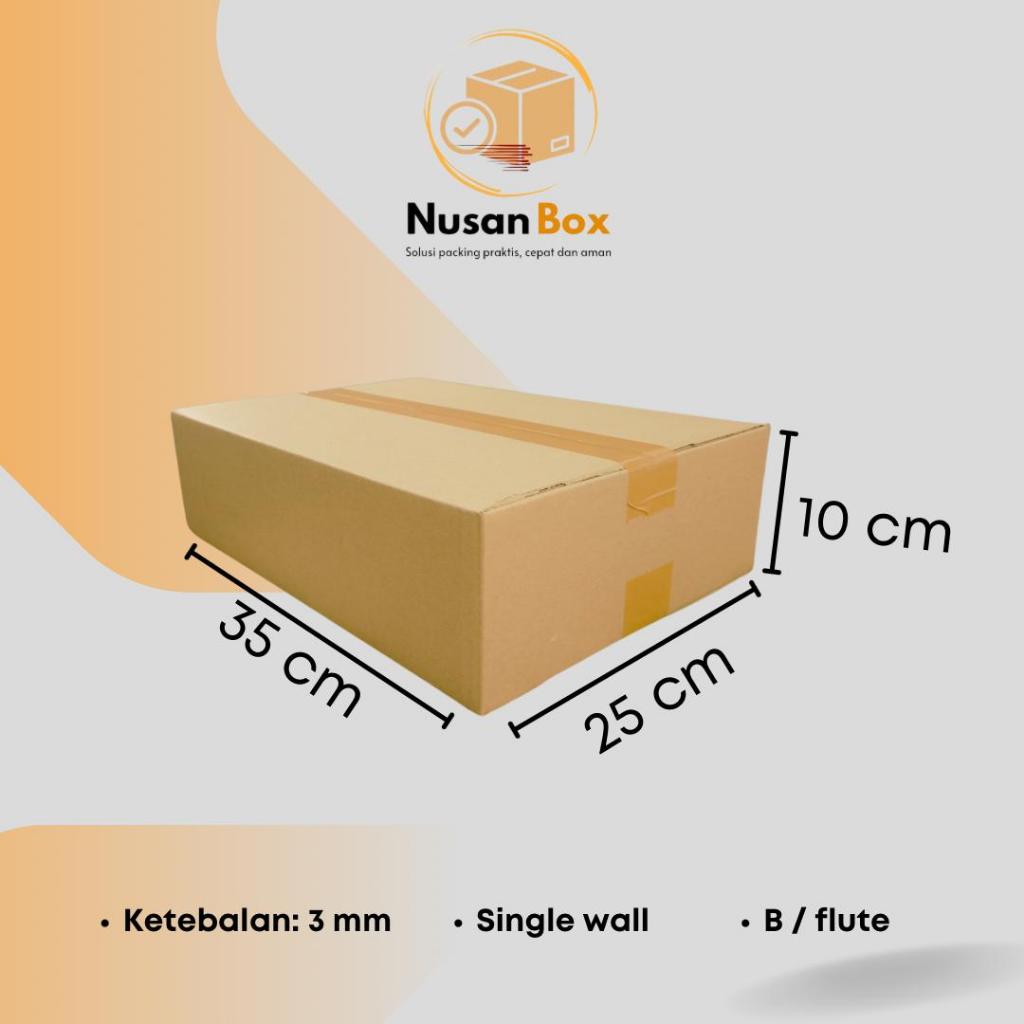 

KARDUS PACKING KARTON BOX POLOS 35X25X10 CM