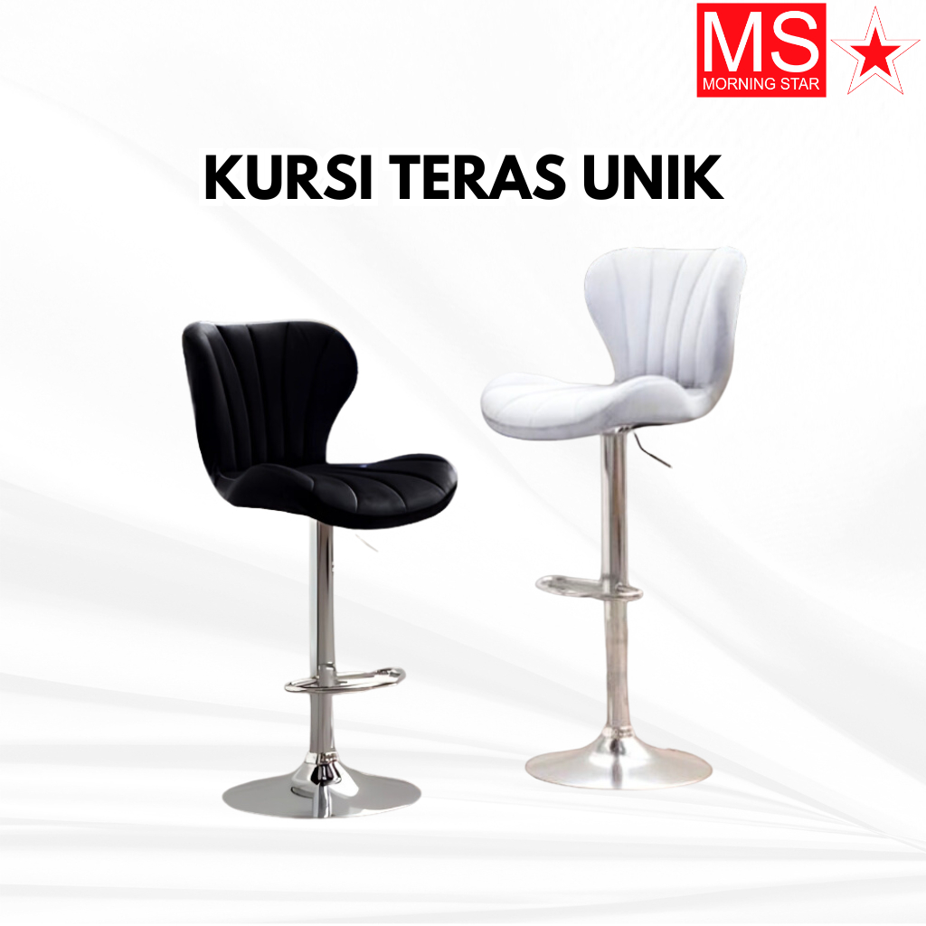 Morning Star Kursi Bar Minimalis Kursi Cafe Bangku Mini Bar Kursi Bar Dapur Kursi Barstool