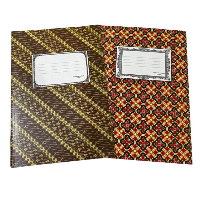 

Stop Map motif Batik Kertas