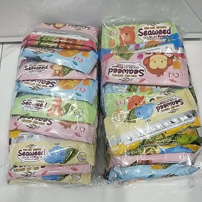 

Seaweed Double Sandwich ( 20 pcs) Halal