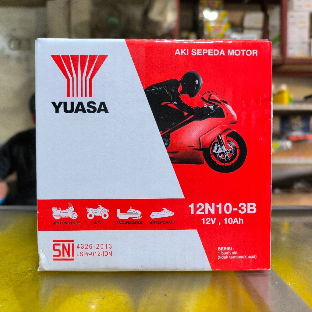 Aki Yuasa 12N10-3B 12Volt 10Ampere