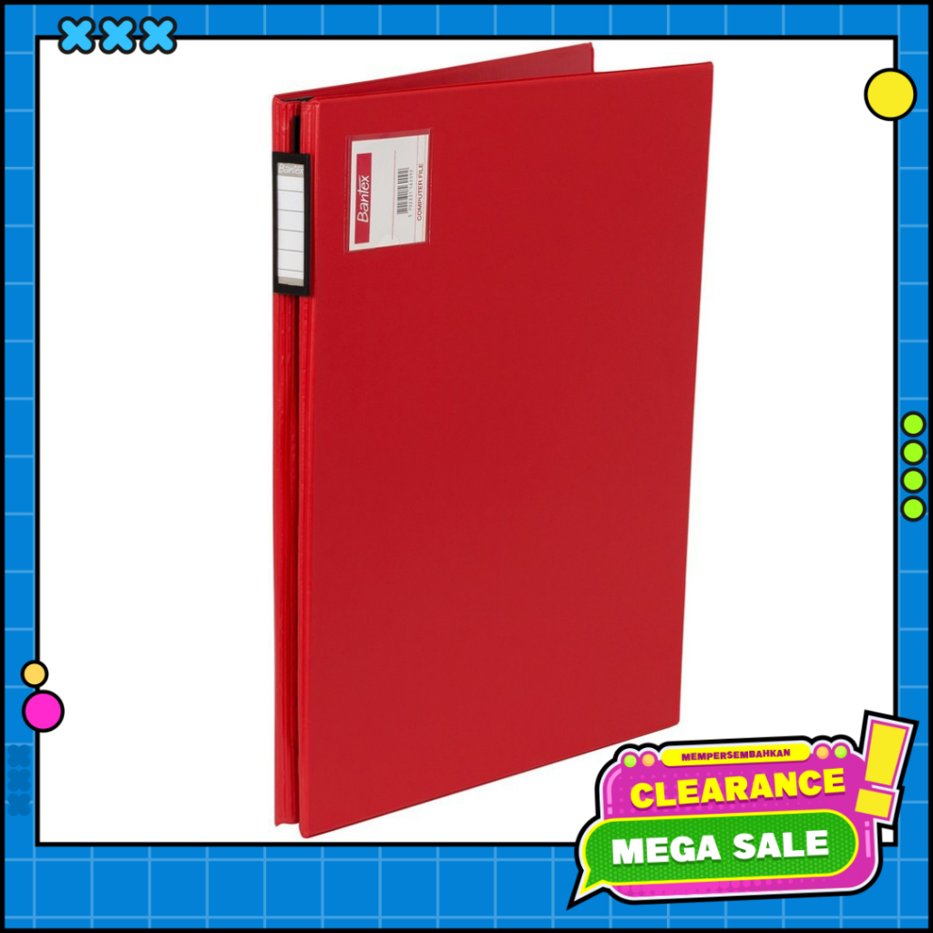 

Bantex Computer File 14 7/8x11" Red 1562 09