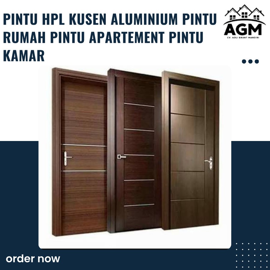 pintu hpl kusen aluminium pintu rumah pintu apartement pintu kamar