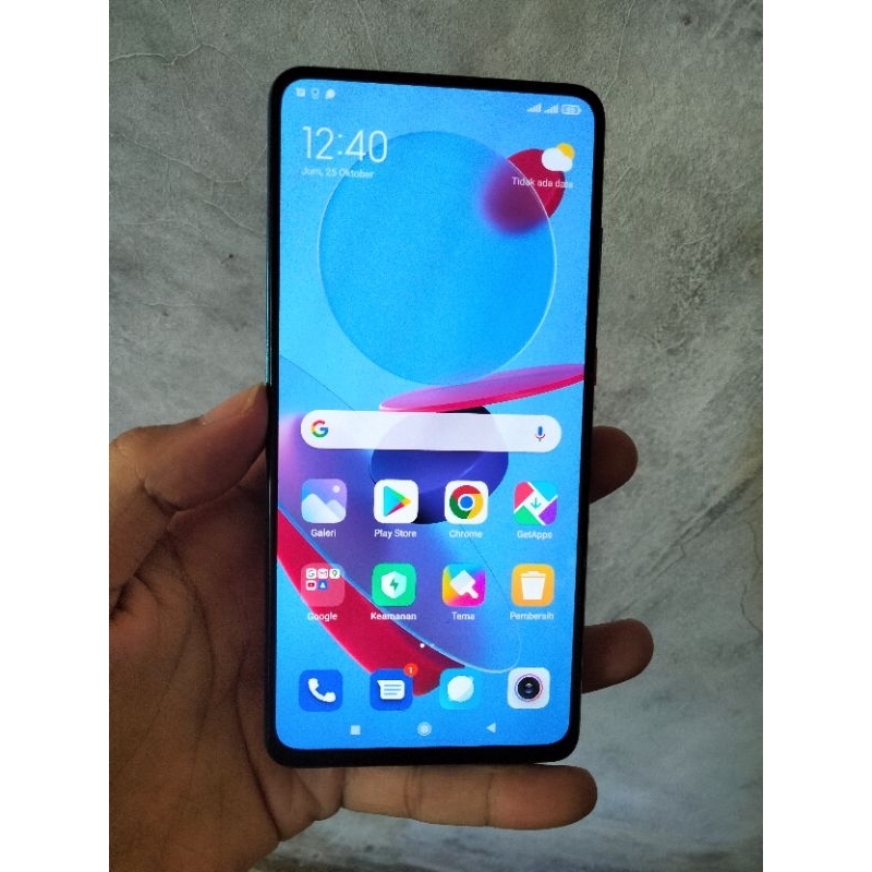 MI 9T PRO 6/64 LCD ORI MINUS GADA BAKDOR AJA