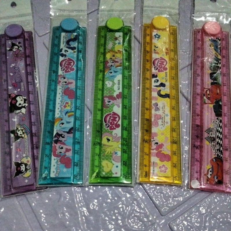 

AS Penggaris lipat 30 CM Penggaris lucu unik dan menarik dengan karakter kartun Terbaru
