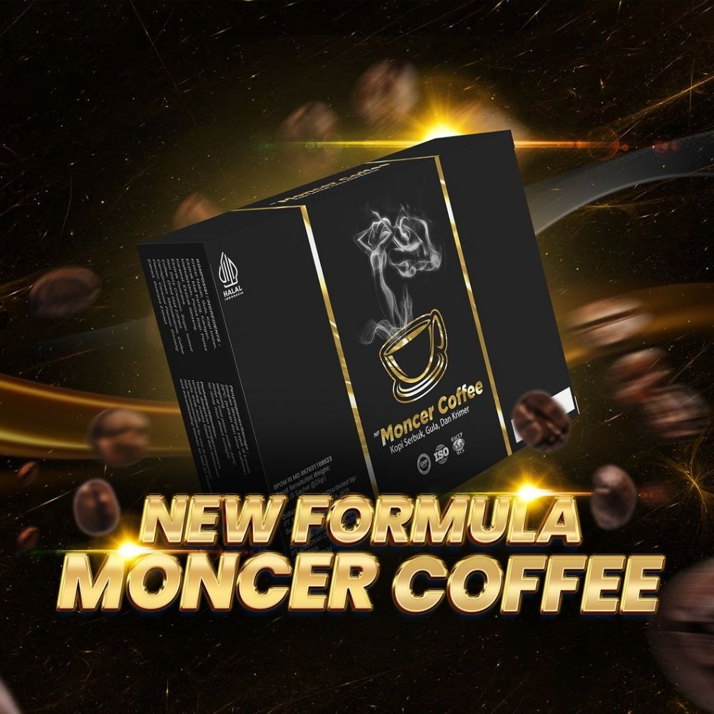 

New Formula Moncer Coffee 1 Box isi 8 sachet Original