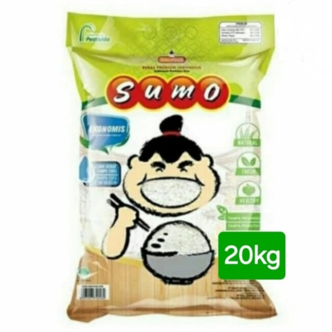 

BERAS SUMO HIJAU SUPER PREMIUM 20 KG / BERAS SUMO