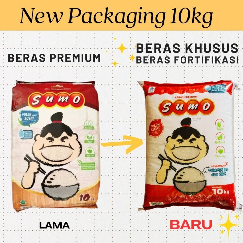 

BERAS SUMO MERAH SUPER PREMIUM 10 KG / BERAS SUMO