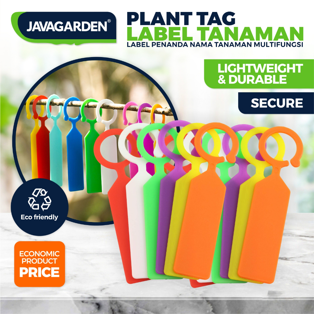 Javagarden - Penanda Label Tanaman Hias Plant Tag Hang Roll Label Tanaman Gantung