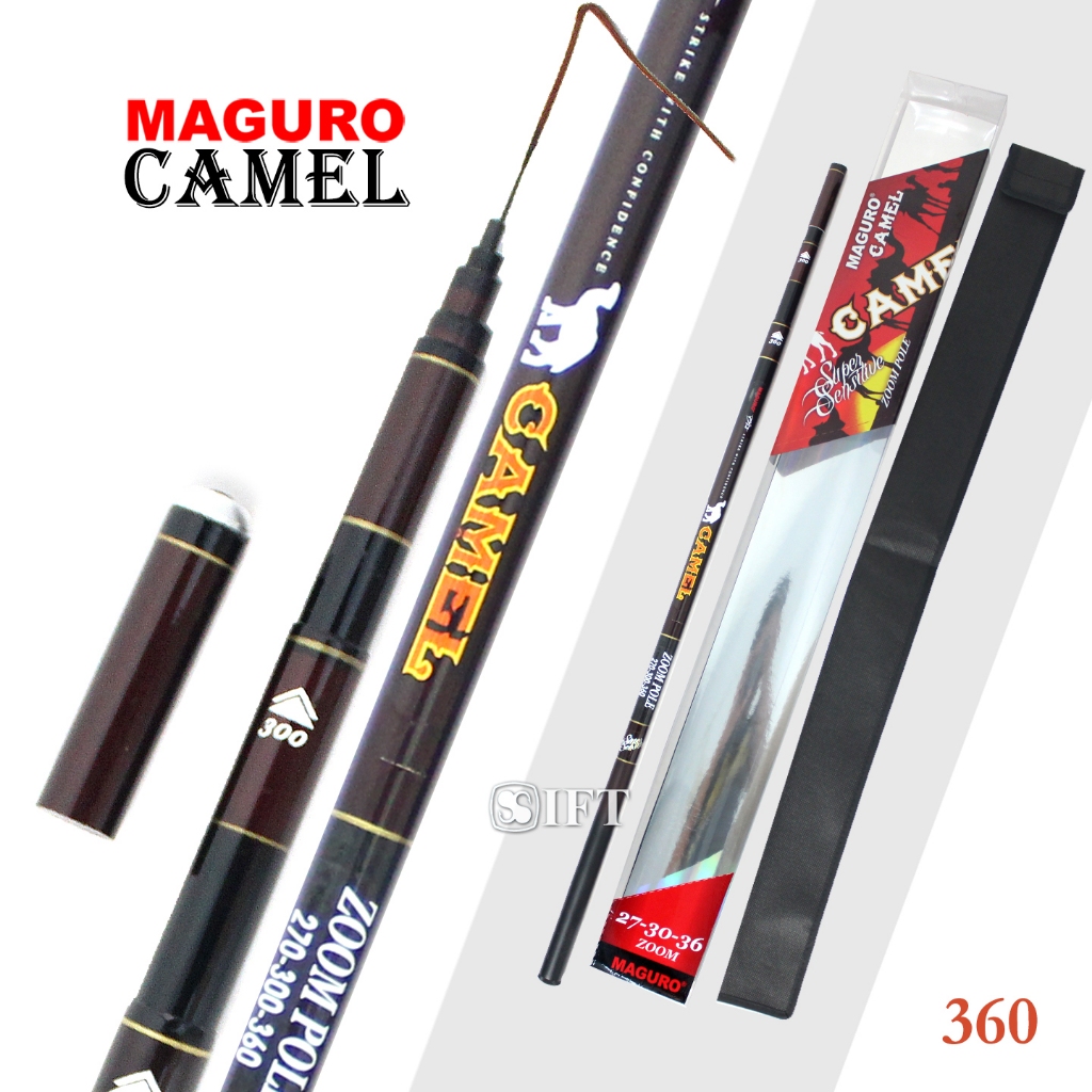 Joran Tegek Maguro CAMEL Zoom Carbon | 360 450 540 630 | Teleskopik Pole IFT