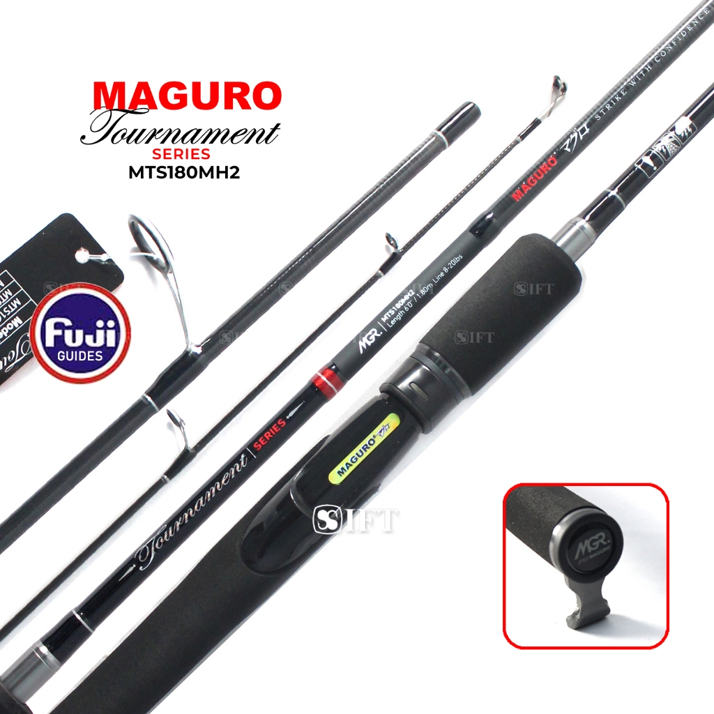 Joran MAGURO TOURNAMENT SERIES | Full Fuji | Kolam Galatama Mas Bawal Lele Patin 165 180 IFT
