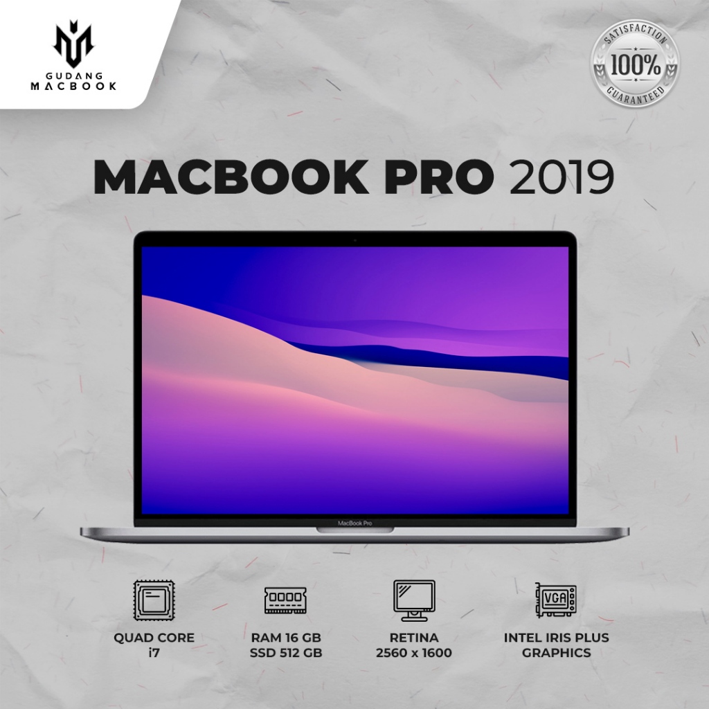 Macbook Pro Retina 2019 13inch Core i5 i7 Ram 16/512GB Like New