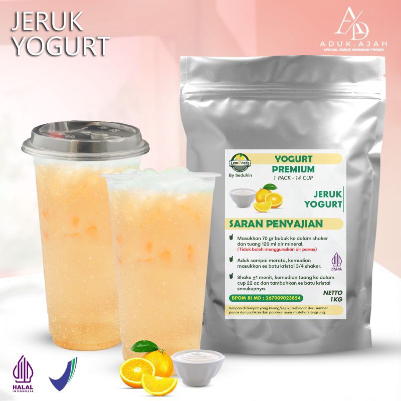 

MINUMAN JERUK YOGURT 1KG/ Minuman Bubuk Instan