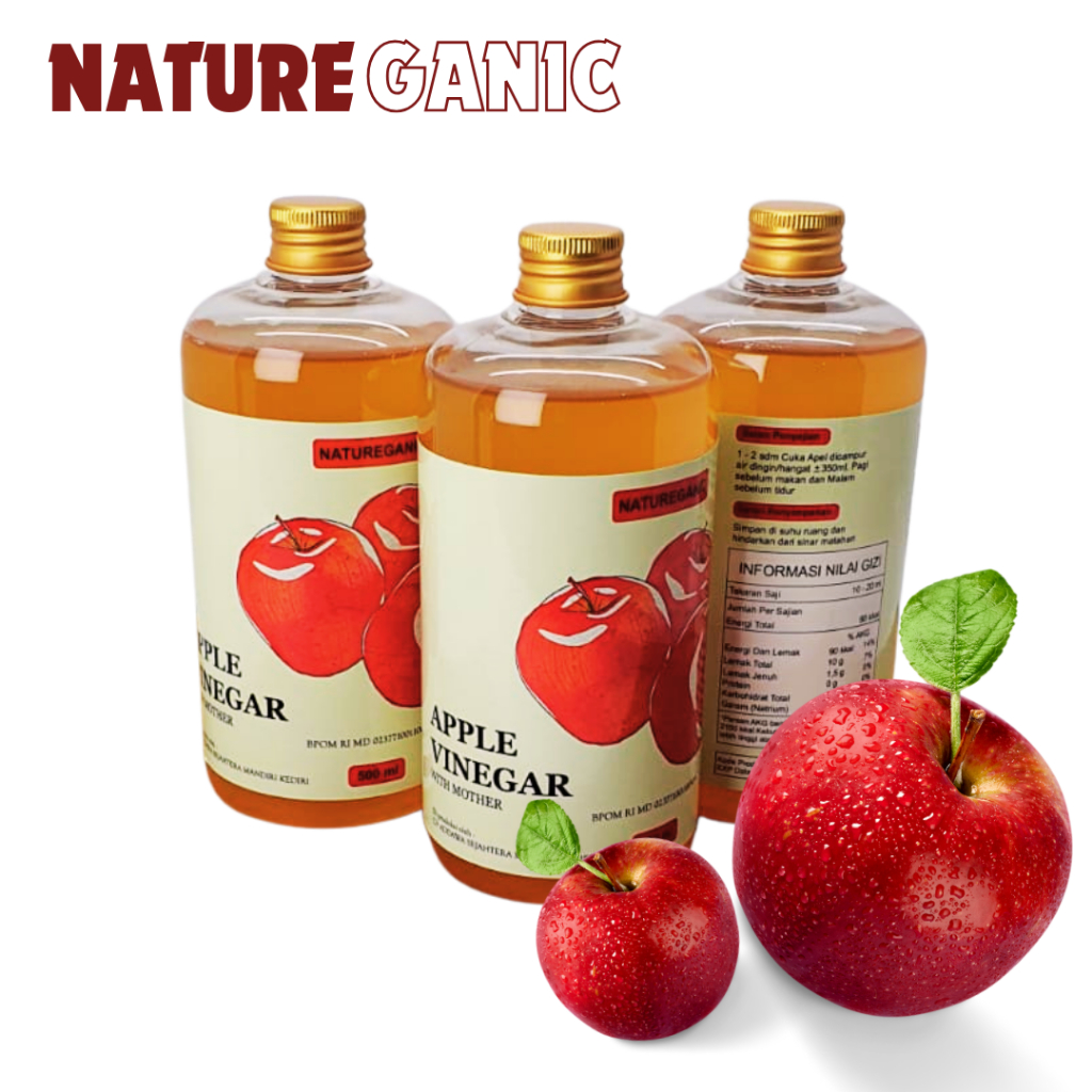

Cuka Apel Organik Natureganic dengan Inang Cuka Apel | Cuka Apel Original