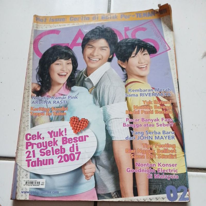 Majalah Gadis No.02 ,januari 2007