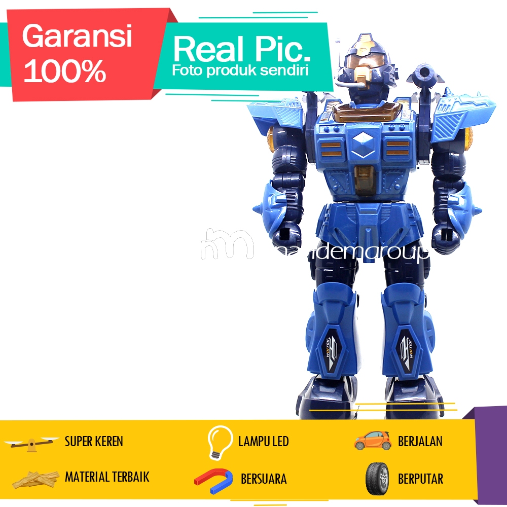 Mainan Anak Robot Robotan Warrior Walking Deformation Ukuran Besar