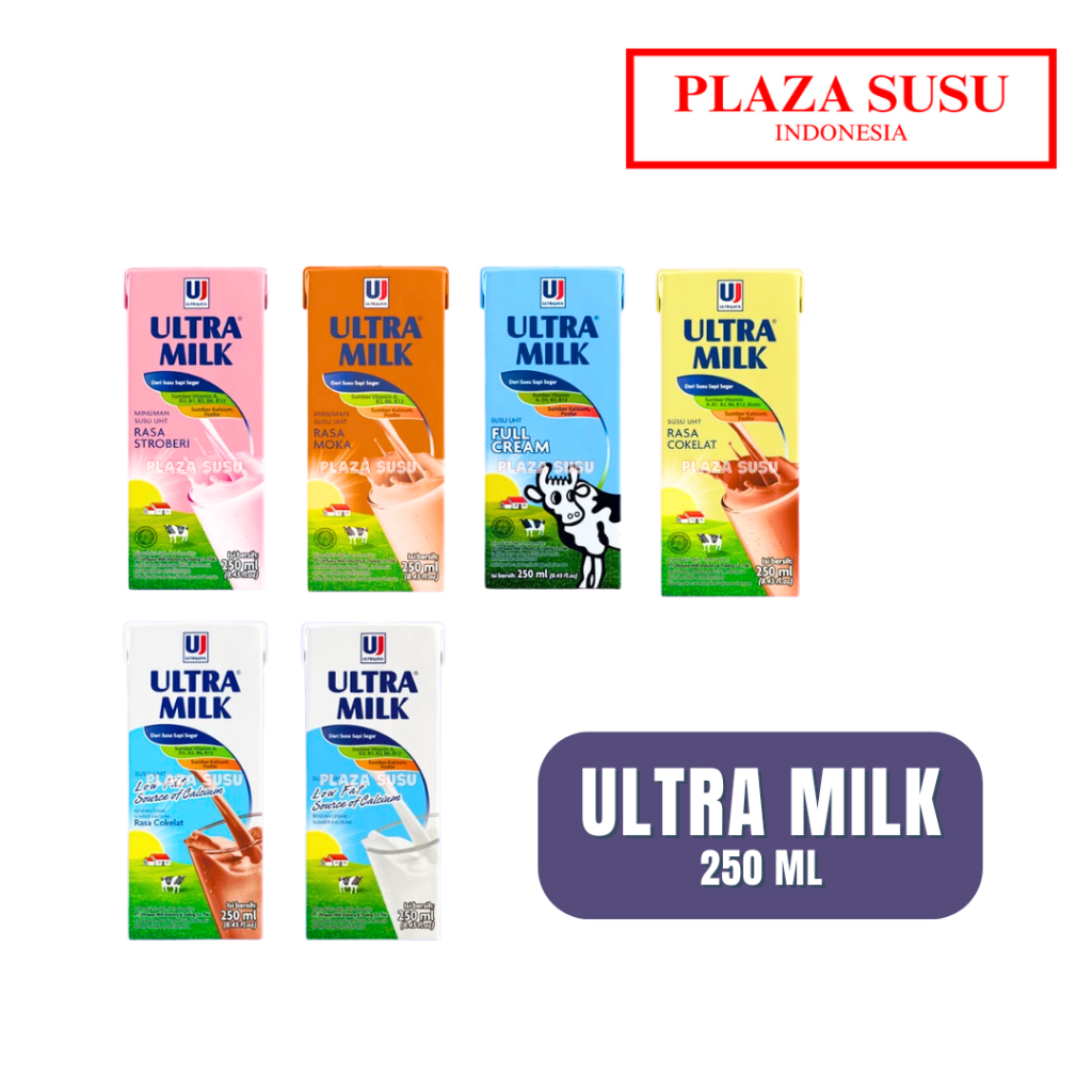 

SUSU UHT ULTRA MILK SUSU CAIR ANAK 250 ML ULTRA SUSU ULTRAMILK