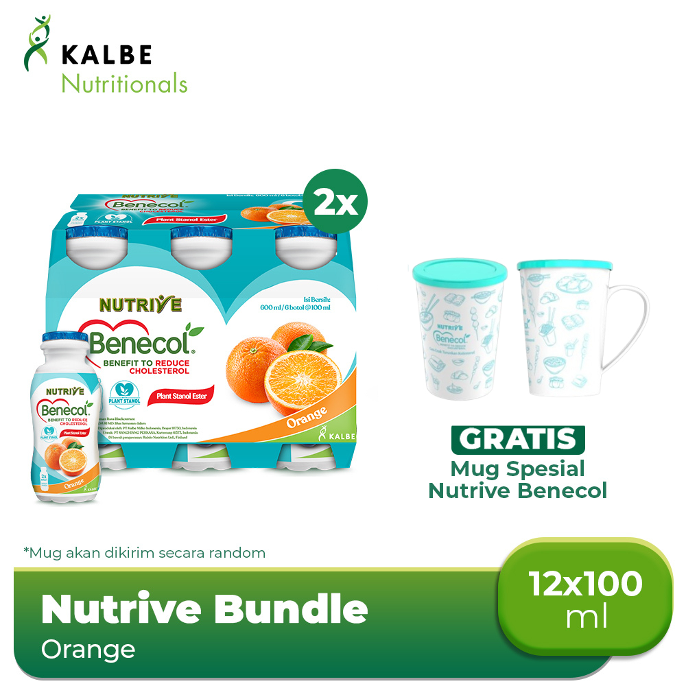 

Nutrive Benecol Orange (2 Banded) Free Mug