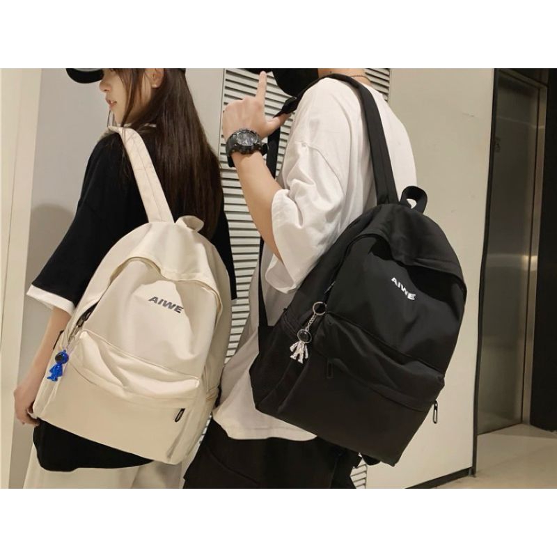 Tas Ransel SOO " AIWE " Tas pria wanita Tas kekinian Tas pria wanita SD SMP SMK