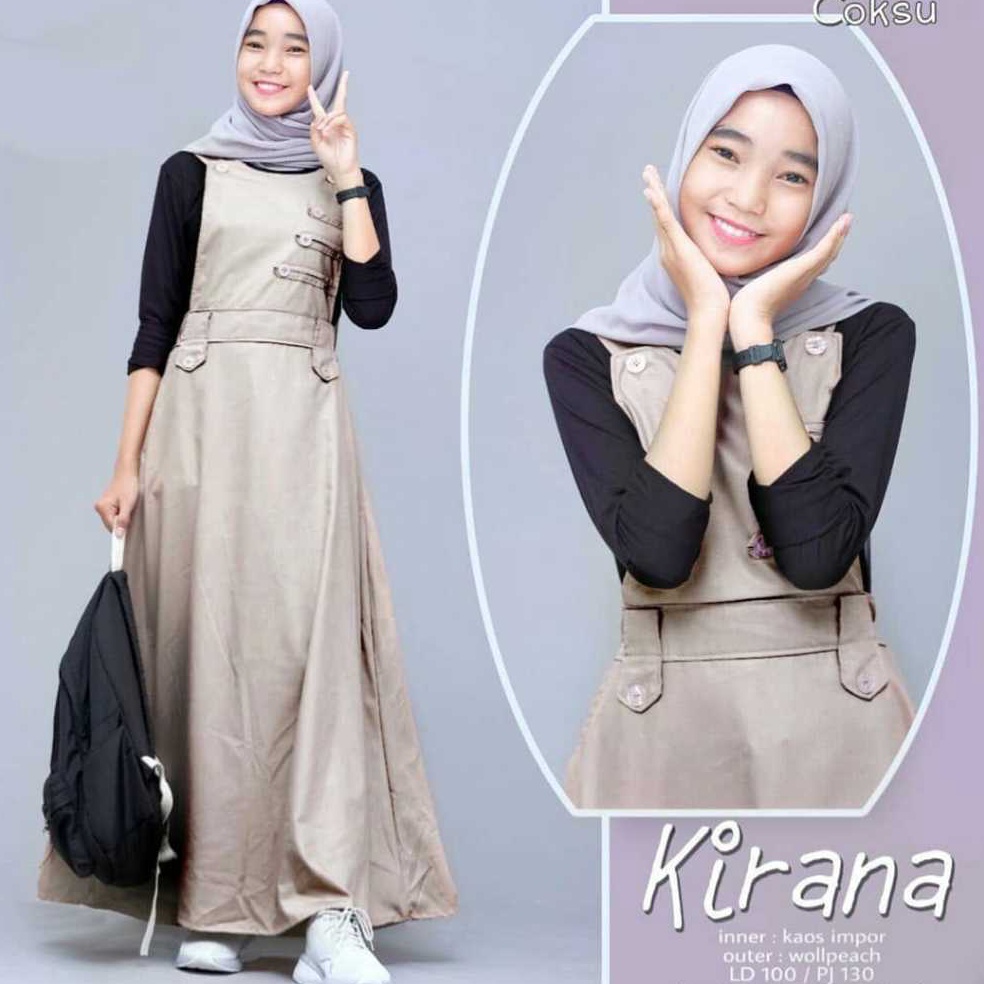 KODE L55G OVERALL KIRANA  OVERALL REMAJA KEKINIAN  OVERALL KANCING  OVERALL TRENDING  PAKAIAN WANITA