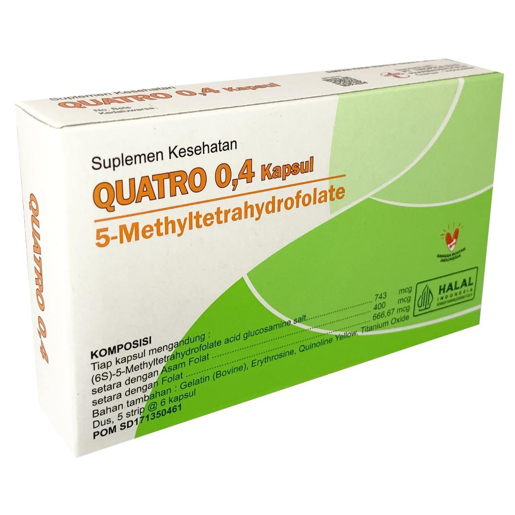 QUATRO 0,4 mg KAPSUL 1 BOX ISI 30