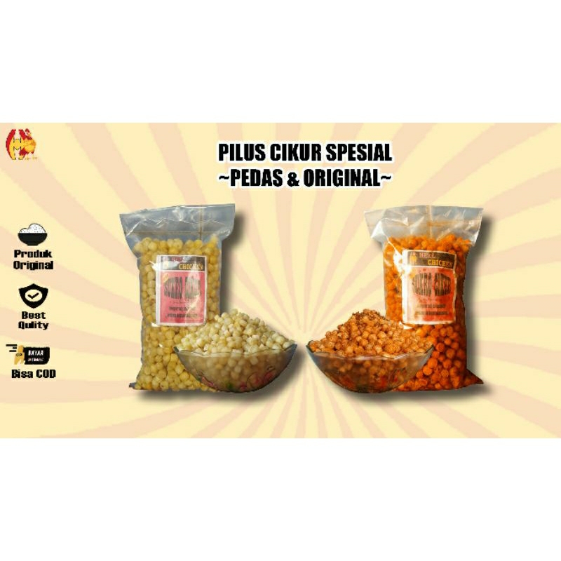 

Pilus Cikur/Kencur 1 kg | Makanan ringan murah meriah | Topping makanan berkuah