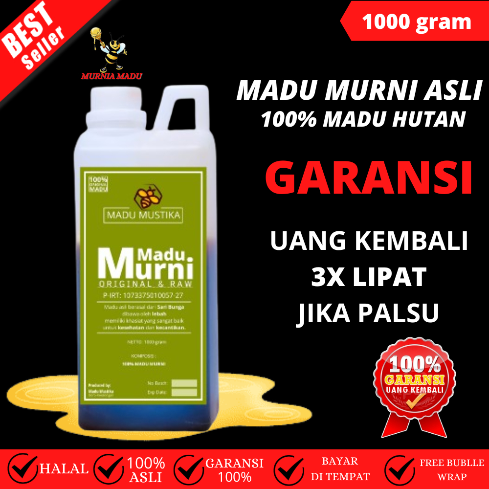 

Murnia Madu - Madu Hutan Akasia Hitam liar Asli 1kg Original