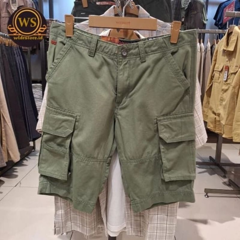 new celana cargo pendek WATCHOUT CASUAL ORIGINAL WP401300711 GREEN