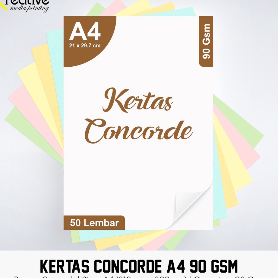 

Khusus Kes Concorde A4 9 gsm 1 pack 5 lbr