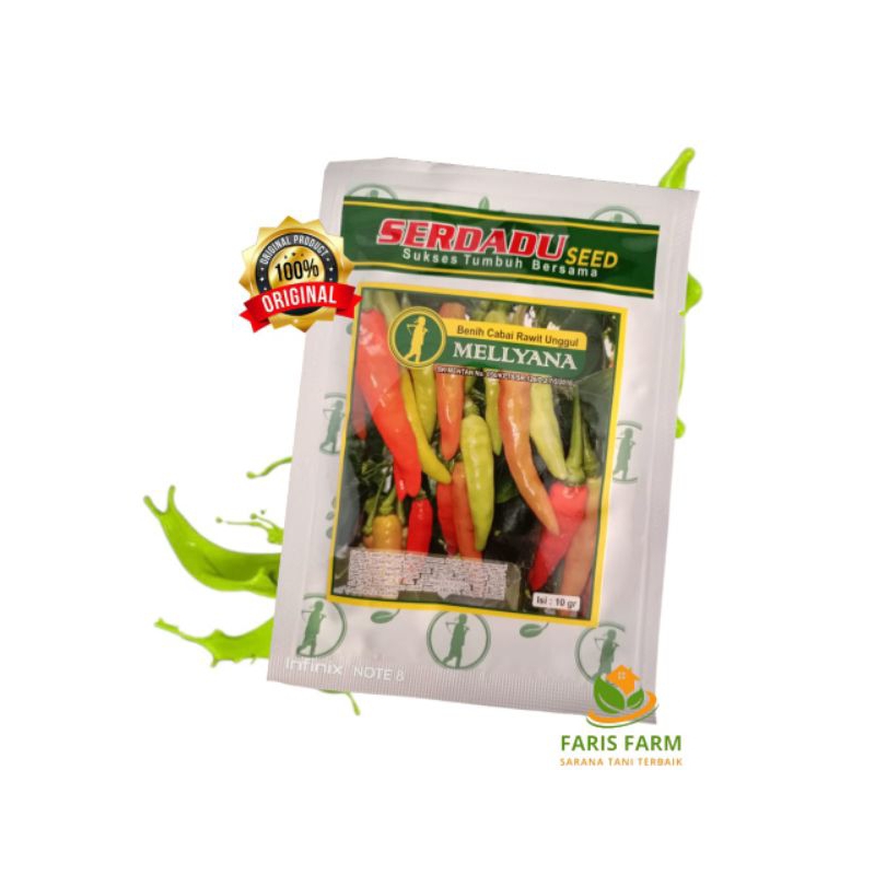 Benih Cabe Rawit Mellyana 10gr Serdadu Seed