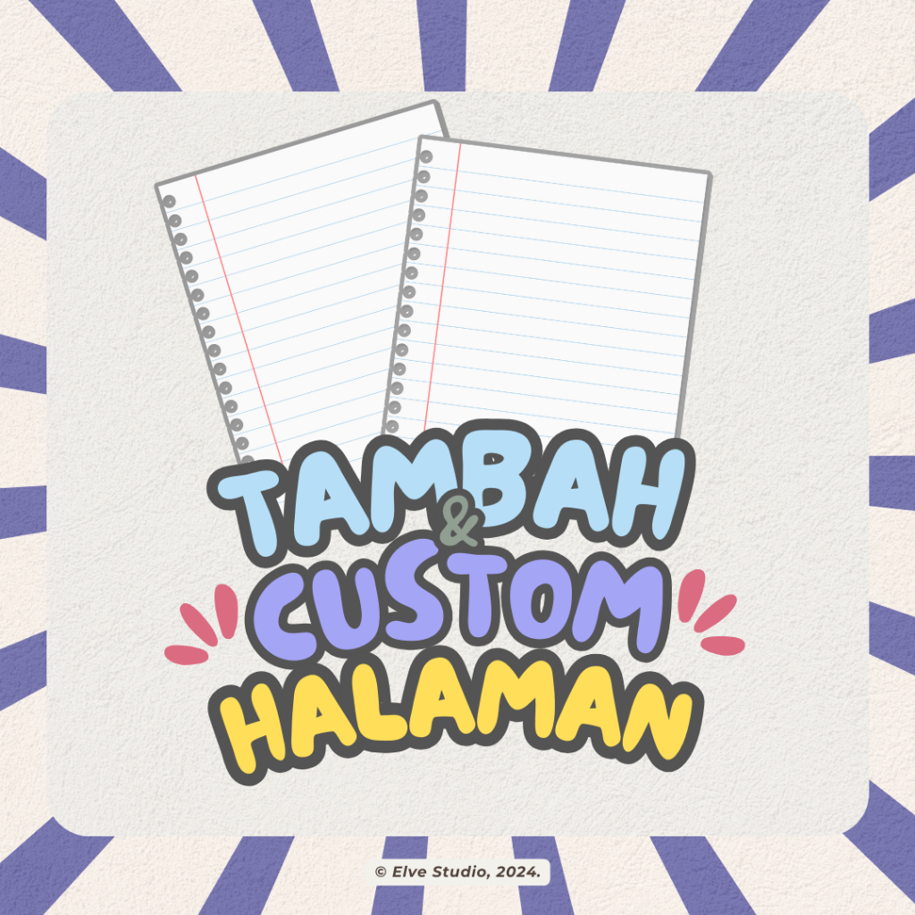 

Tambah Halaman Ganti Konten Majalah Custom Elve Studio