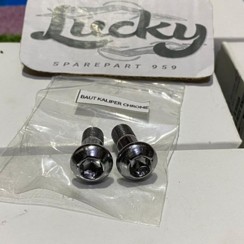 baut kaliper baut dudukan Yamaha fizr f1zr jup vegr rxing dll .2pcs