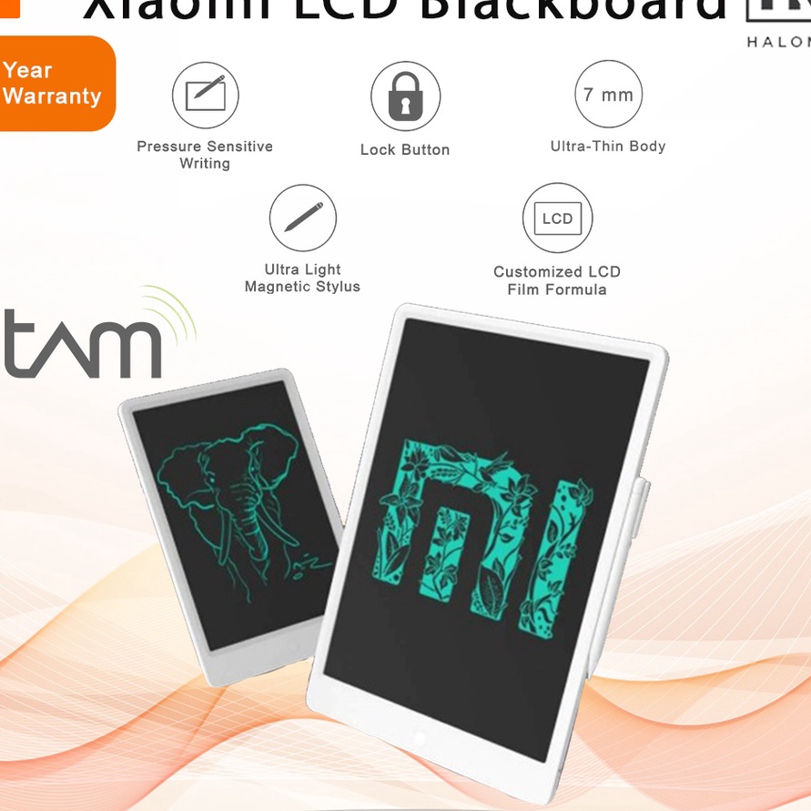

TERLARISSS Mijia LCD Blackboard Writing Digital Drawing Tablet Papan Gambar 135 Inch With Pen
