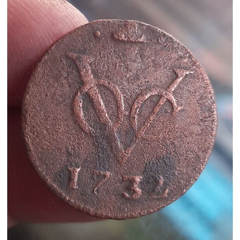 KS 141 Koin Voc 1 Duit Gelderland 1732