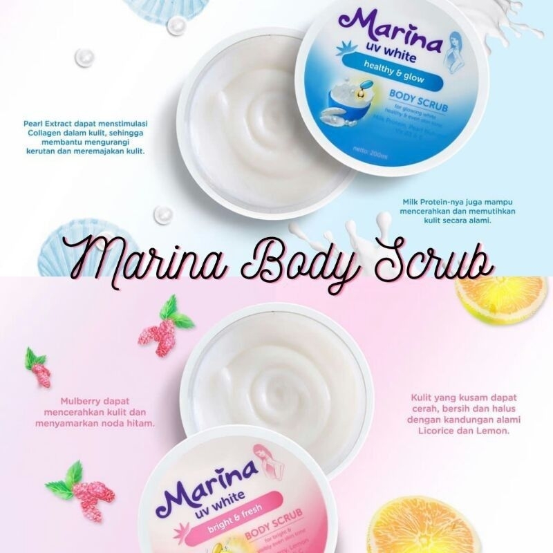 MARINA BODY SCRUB LULUR MARINA 200GR