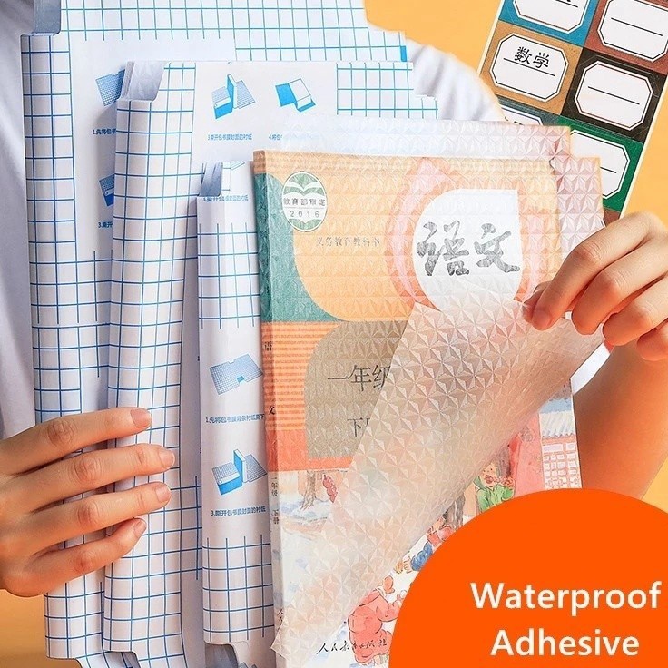 

KP8 Sampul Buku Sticker Wateroof SelfAdhesive Book Cover 1 Lembar