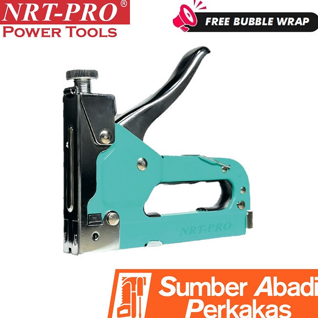 

Hadir Terkini NRTPRO Staples 3 In 1 Stapler Paku Tembak Manual Gun Tacker Hekter Jok Motor