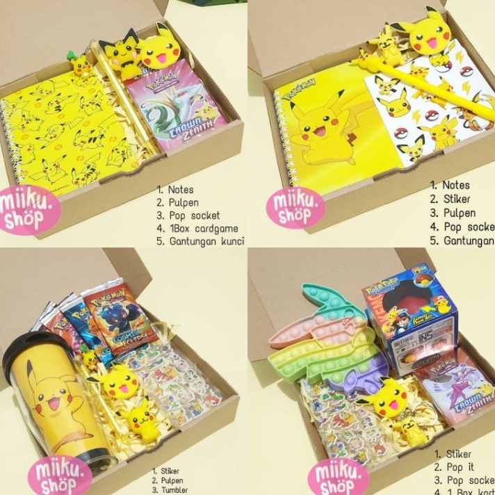 

KUALITAS TERJAMIN HAMPERS GIFT BOX POKEMON PIKACHU