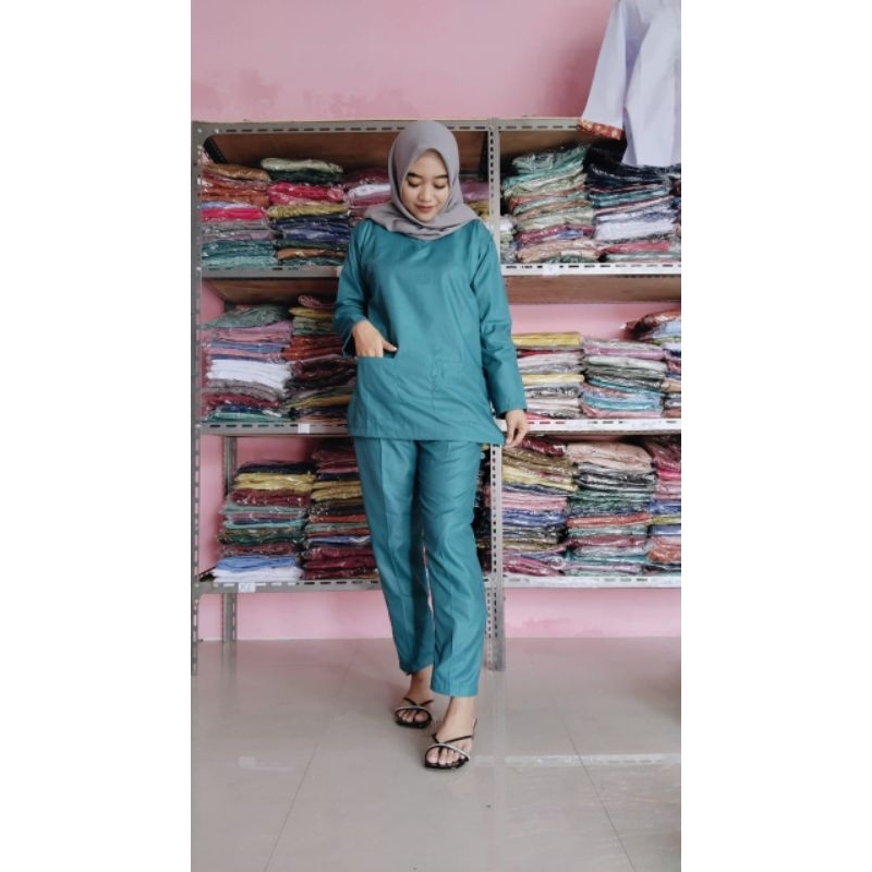 Baju oka ok OK Lengan Panjang Setelan celana TOYOBO