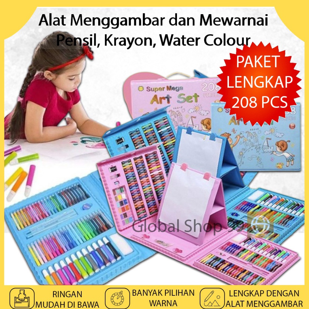

KODE M46Z Pensil Warna CRAYON SET ISI 28PCS Peralatan Sekolah Alat Lukis Mewarnai Buku Gambar Anak ART PAINTING Krayon Lengkap Premium