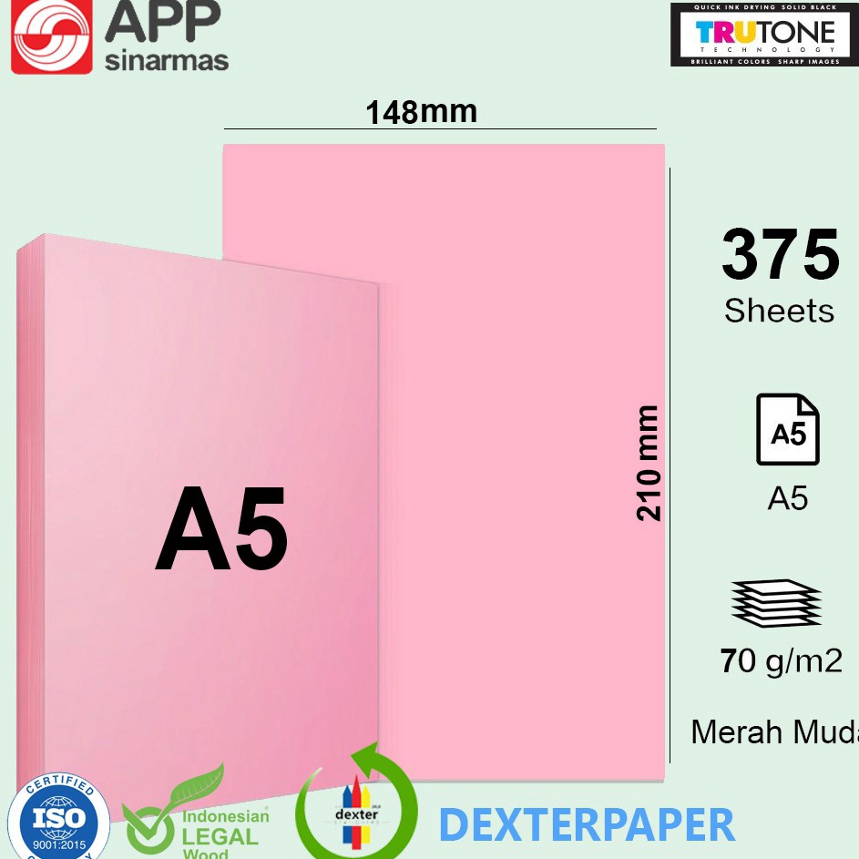 

FG2 KES A5 7GR PAPERONE A5 WARNA KES PRINT LABEL PENGIRIMAN RESI ON KES HVS A5 7 GRAM