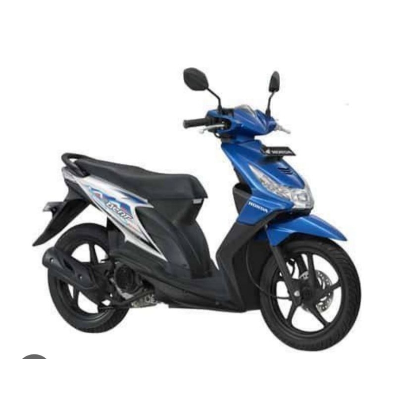 body halus beat karbu putih biru+ striping