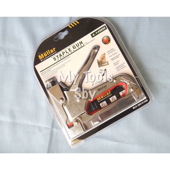 

Borong Meriah Staples Gun Hekter Tembak Alat Tembak Staples Mollar 3 in 1 Serbaguna 414 mm