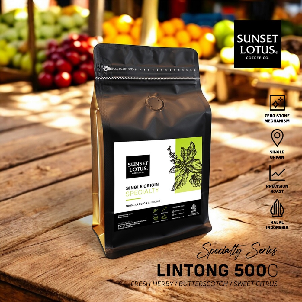 

Sunset Lotus Specialty Arabika Lintong 500g