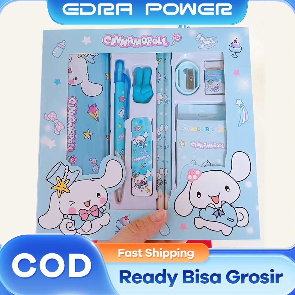 

Produk Keren Paket Alat Tulis Set 9 in1 Sanrio Set Alat Tulis Kuromi Kotak Alat Tulis Penghapus Pensil Hadiah Alat Tulis Siswa
