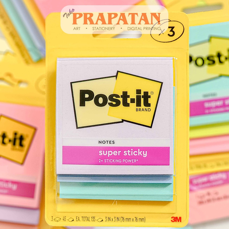 

Diskon Post It 3M 3321 Sticky Note 76x76mm Notes Memo Tempel